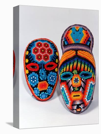 Traditional Ethnic Arts, Huichol Indian Beadwork, Huichol Mythology, Mexico-Russell Gordon-Stretched Canvas