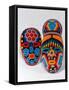 Traditional Ethnic Arts, Huichol Indian Beadwork, Huichol Mythology, Mexico-Russell Gordon-Framed Stretched Canvas