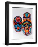 Traditional Ethnic Arts, Huichol Indian Beadwork, Huichol Mythology, Mexico-Russell Gordon-Framed Photographic Print