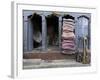 Traditional Fabric Shop in Kathmandu, Nepal, Asia-John Woodworth-Framed Photographic Print