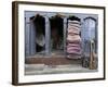 Traditional Fabric Shop in Kathmandu, Nepal, Asia-John Woodworth-Framed Photographic Print