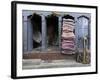 Traditional Fabric Shop in Kathmandu, Nepal, Asia-John Woodworth-Framed Photographic Print