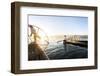 Traditional Fisherman on Inle Lake, Shan State, Myanmar (Burma), Asia-Jordan Banks-Framed Photographic Print