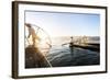 Traditional Fisherman on Inle Lake, Shan State, Myanmar (Burma), Asia-Jordan Banks-Framed Photographic Print