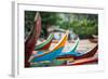 Traditional Fishing Boat in Sungai Pinang, Sumatra, Indonesia, Southeast Asia-John Alexander-Framed Photographic Print