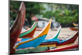 Traditional Fishing Boat in Sungai Pinang, Sumatra, Indonesia, Southeast Asia-John Alexander-Mounted Photographic Print