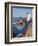 Traditional Fishing Boats, Algarve, Portugal-Katja Kreder-Framed Photographic Print