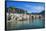 Traditional fishing boats and fishermens houses, Cefalu, Sicily, Italy, Europe-Marco Simoni-Framed Stretched Canvas