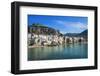 Traditional fishing boats and fishermens houses, Cefalu, Sicily, Italy, Europe-Marco Simoni-Framed Photographic Print