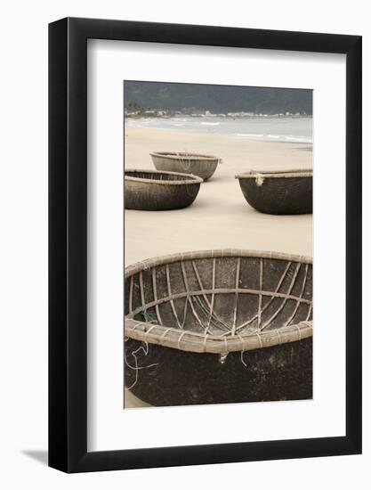 Traditional Fishing Boats, Bac My an Beach, Hoi An, Da Nang, Vietnam-Cindy Miller Hopkins-Framed Photographic Print