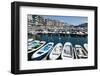 Traditional Fishing Boats Moored in the Harbour in Lekeitio, Basque Country (Euskadi), Spain-Martin Child-Framed Photographic Print