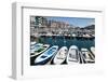 Traditional Fishing Boats Moored in the Harbour in Lekeitio, Basque Country (Euskadi), Spain-Martin Child-Framed Photographic Print