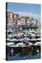 Traditional Fishing Boats Moored in the Harbour in Lekeitio, Basque Country (Euskadi), Spain-Martin Child-Stretched Canvas