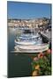 Traditional Fishing Boats Moored in the Harbour of the Historic Town of Cassis, Mediterranean-Martin Child-Mounted Photographic Print