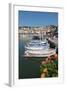 Traditional Fishing Boats Moored in the Harbour of the Historic Town of Cassis, Mediterranean-Martin Child-Framed Photographic Print