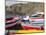 Traditional fishing boats near Las Salinas. Fogo Island (Ilha do Fogo), part of Cape Verde-Martin Zwick-Mounted Photographic Print