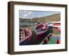 Traditional fishing boats near Las Salinas. Fogo Island (Ilha do Fogo), part of Cape Verde-Martin Zwick-Framed Photographic Print