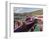 Traditional fishing boats near Las Salinas. Fogo Island (Ilha do Fogo), part of Cape Verde-Martin Zwick-Framed Photographic Print