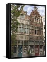 Traditional Gabled Architecture, Ghent, Belgium-James Emmerson-Framed Stretched Canvas
