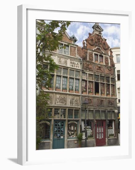 Traditional Gabled Architecture, Ghent, Belgium-James Emmerson-Framed Photographic Print