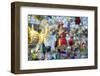 Traditional glass ornaments at Christmas Market, Bamberg, Germany-Jim Engelbrecht-Framed Photographic Print