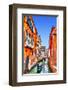 Traditional Gondolas in Venice-null-Framed Art Print