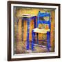 Traditional Greece Details -Painting Style Series-Maugli-l-Framed Art Print