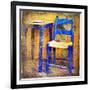 Traditional Greece Details -Painting Style Series-Maugli-l-Framed Art Print