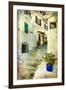 Traditional Greece -Pictorial Streets, Artistic Picture-Maugli-l-Framed Photographic Print