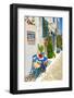 Traditional Greece Series - Street  Tavernas-Maugli-l-Framed Photographic Print