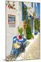 Traditional Greece Series - Street  Tavernas-Maugli-l-Mounted Photographic Print