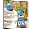 Traditional Greece Village Set-null-Mounted Art Print