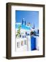 Traditional Greek architecture in Oia, Santorini (Thira), Cyclades, Greek Islands, Greece, Europe-Nagy Melinda-Framed Photographic Print