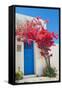 Traditional Greek Door on Sifnos Island, Greece-papadimitriou-Framed Stretched Canvas