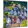 Traditional Half Timbered Buildings in Schiltach's Picturesque Medieval Altstad, Baden-Wurttemberg-Doug Pearson-Mounted Photographic Print