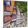Traditional Half Timbered Buildings in Schiltach's Picturesque Medieval Altstad, Baden-Wurttemberg-Doug Pearson-Mounted Photographic Print