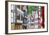 Traditional Half Timbered Buildings in Schiltach's Picturesque Medieval Altstad, Baden-Wurttemberg-Doug Pearson-Framed Photographic Print