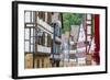 Traditional Half Timbered Buildings in Schiltach's Picturesque Medieval Altstad, Baden-Wurttemberg-Doug Pearson-Framed Photographic Print