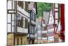 Traditional Half Timbered Buildings in Schiltach's Picturesque Medieval Altstad, Baden-Wurttemberg-Doug Pearson-Mounted Photographic Print