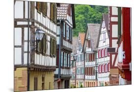 Traditional Half Timbered Buildings in Schiltach's Picturesque Medieval Altstad, Baden-Wurttemberg-Doug Pearson-Mounted Photographic Print