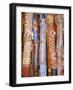 Traditional Hand Painted Colourful Didgeridoos, Australia-Dominic Webster-Framed Photographic Print