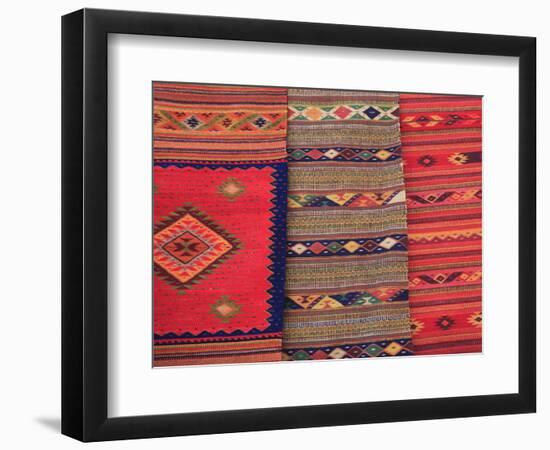 Traditional Hand Woven Rugs, Oaxaca City, Oaxaca, Mexico, North America-Wendy Connett-Framed Photographic Print