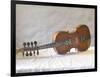 Traditional Hardanger Fiddle with Mother-of-Pearl Inlay, Rosing, Norway-Russell Young-Framed Photographic Print