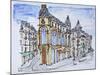 Traditional Haussmann style buildings on Rue Reaumur, Paris, France-Richard Lawrence-Mounted Photographic Print