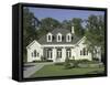 Traditional Home with Landscaping-null-Framed Stretched Canvas