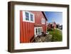 Traditional homes on Vega Island, Norway-Michael Nolan-Framed Photographic Print