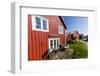 Traditional homes on Vega Island, Norway-Michael Nolan-Framed Photographic Print