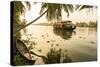 Traditional House Boat, Kerala Backwaters, Nr Alleppey, (Or Alappuzha), Kerala, India-Peter Adams-Stretched Canvas
