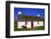 Traditional House, Cregneash, Isle of Man,Europe-Neil Farrin-Framed Photographic Print