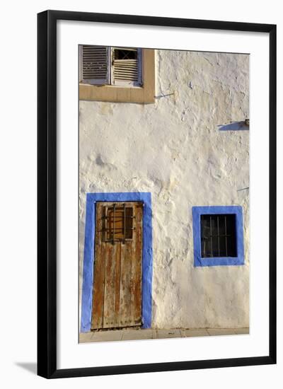 Traditional House, Dalt Vila, Ibiza Old Town, Ibiza, Spain, Europe-Neil Farrin-Framed Photographic Print